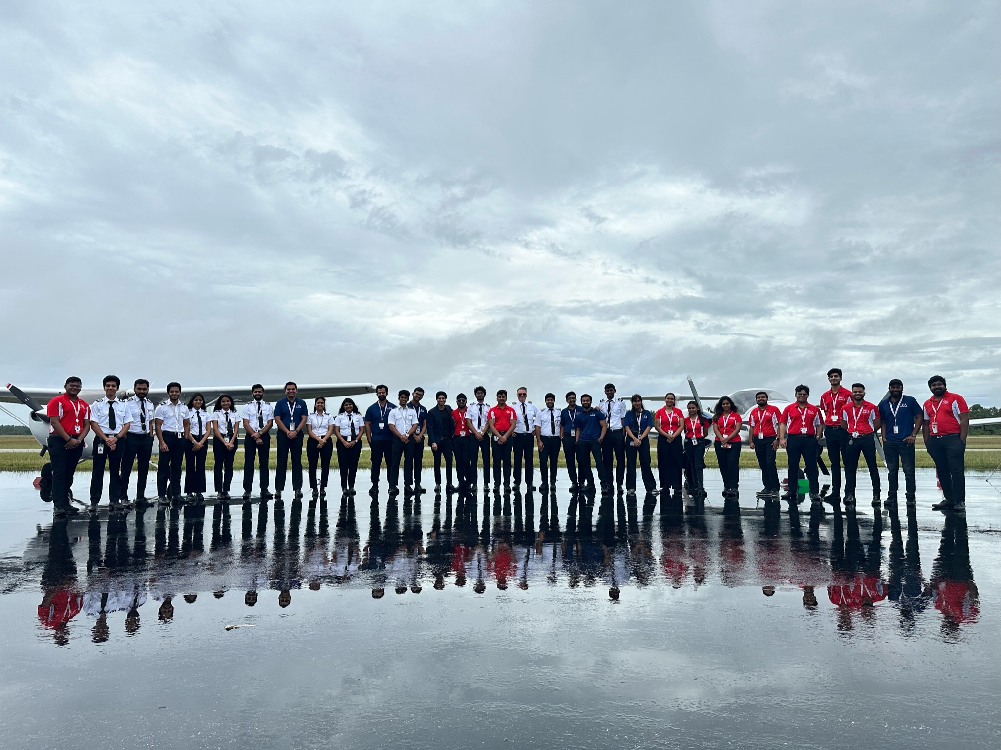 Group shot of all TNC students and instructors at KFIN PEA during Harmeet_s visit in September 2023