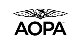 AOPA logo black and white