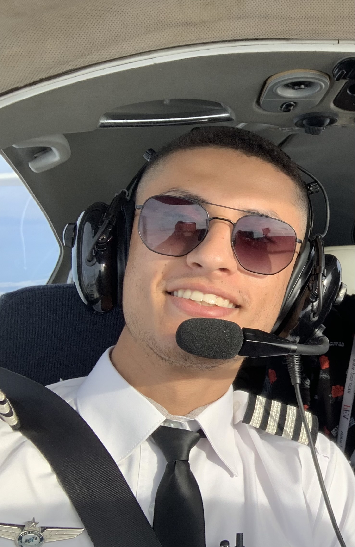 Omar Algazar selfie with headset on